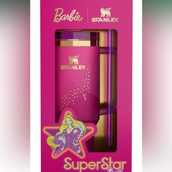 Stanley x Barbie™ ’70s Superstar Quencher 40 Oz (NIB) - Picture 3 of 5